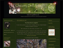 Tablet Screenshot of chicorydellarts.com